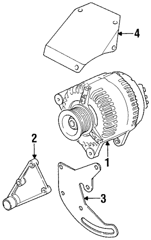 Alternator for 1995 Land Rover Discovery #0