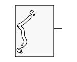 254122G300 - Cooling System: Lower Hose for Kia: Optima Image