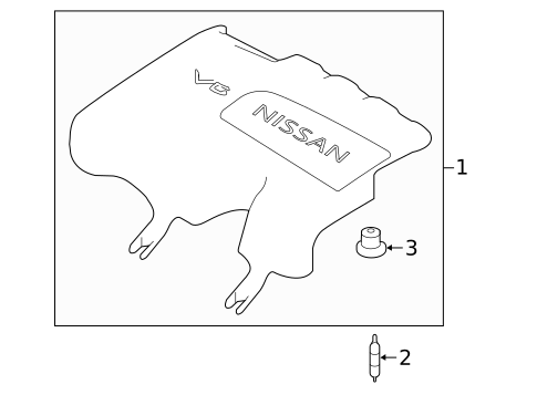 Engine Appearance Cover for 2018 INFINITI QX60 #0
