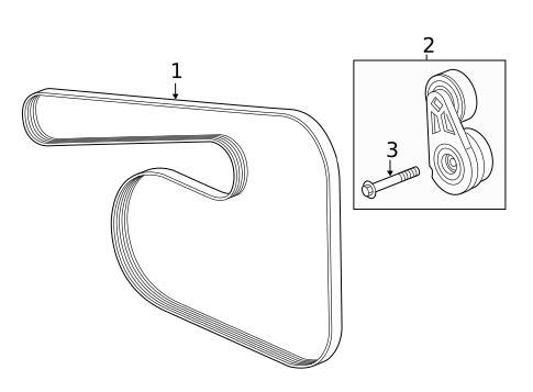 Belts & Pulleys for 2016 Buick Regal #0