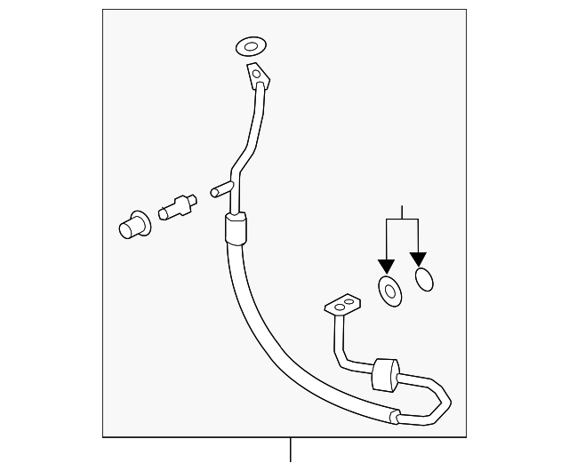 First 37646 YF-37646 - Motorcraft A/C Refrigerant Suction Hose 2017-2019 Ford ...