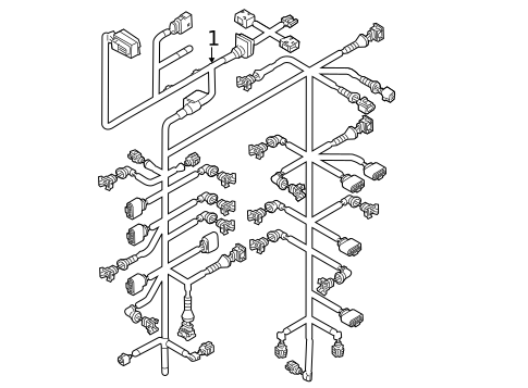 Wiring Harness for 2007 Volkswagen Touareg #0