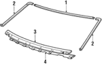 MB374440 - Body: Reveal Molding for Mitsubishi Image