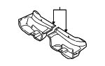 4B0802086B - Body: End Plate for Audi Image