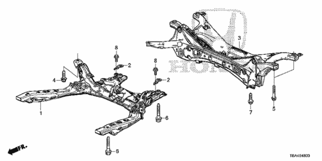 Front Sub Frame for 2016 Honda Civic #0