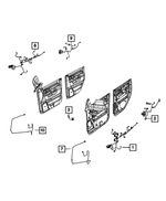68475937AA - Electrical: Front Door Wiring for Mopar Image