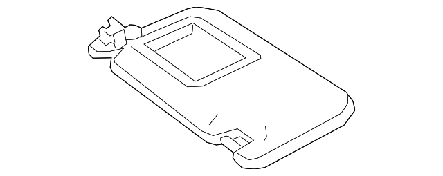 2020-2025 Toyota Corolla Sun-Visor 74320-02F60-A0 | Toyota Parts