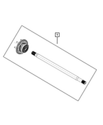 68532754AB - Differential and Drive Line: Axle Rear Shaft Assembly, Left for Mopar Image