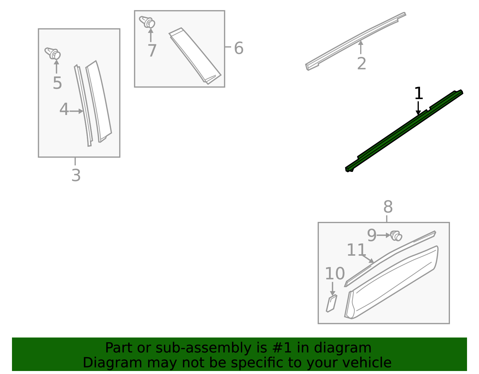 KD53-50-670B - Belt Molding 2013-2016 Mazda CX-5 | Mazda-Parts