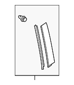 KD5350M40F - Body: Front Molding for Mazda: CX-5 Image