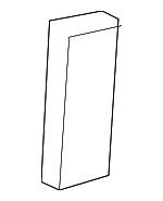 5246247010 - Body: Bumper Cover Pad for Toyota: Corolla, Prius, Prius Prime Image