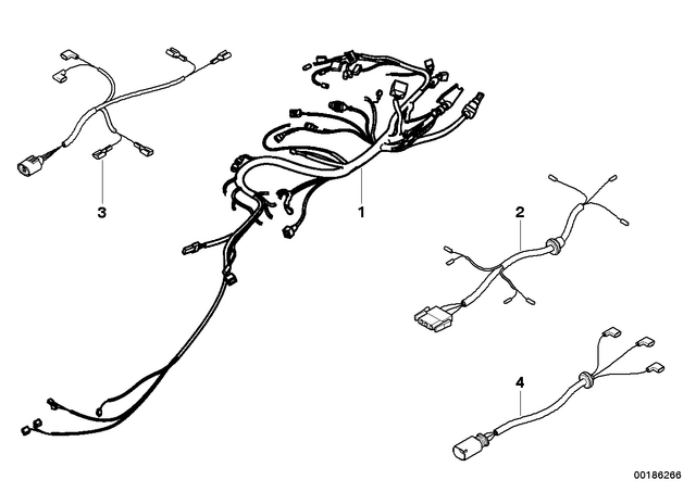 61117716892 - : Cable Harness             for BMW-Motorrad Image
