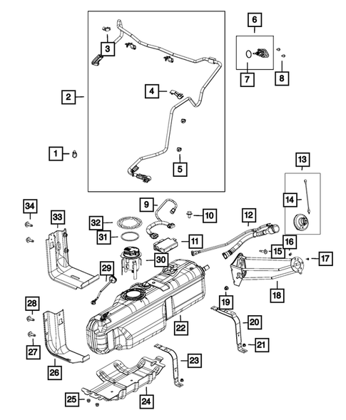 Diesel Exhaust Fluid System for 2013 Ram 3500 #1