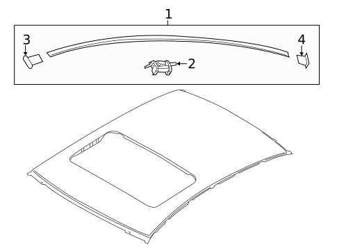 Exterior Trim - Roof for 2010 Kia Forte Koup #0