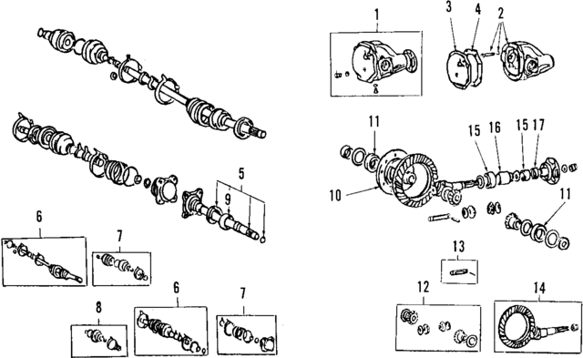 MB598399 - Front Drive Axle: Axle for Mopar Image