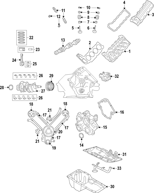 68144707AA - Engine: Cylinder Head for Mopar Image