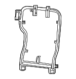 68613464AA - Body: Seat Back Frame for Mopar Image
