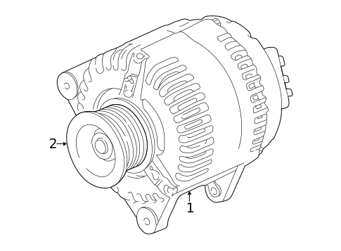 Alternator for 2001 Toyota MR2 Spyder #1