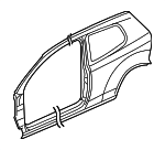 5K3809605B - Body: Uniside Panel for Volkswagen: Golf, Golf R, GTI Image