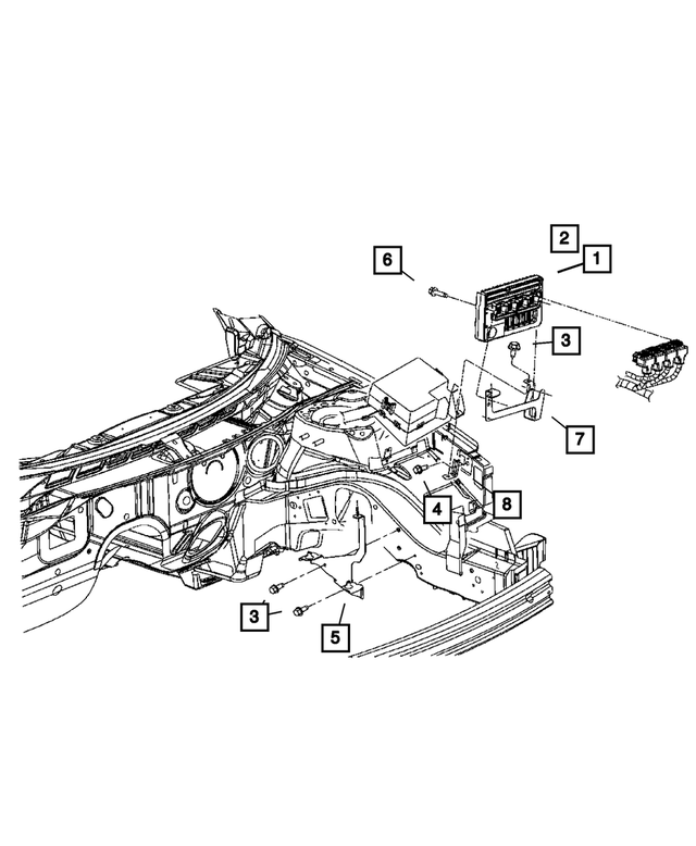 5094785AC - Electrical: Powertrain Control Module for Mopar Image