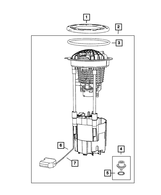5145592AA - Fuel: Fuel Level Unit Kit for Mopar Image image