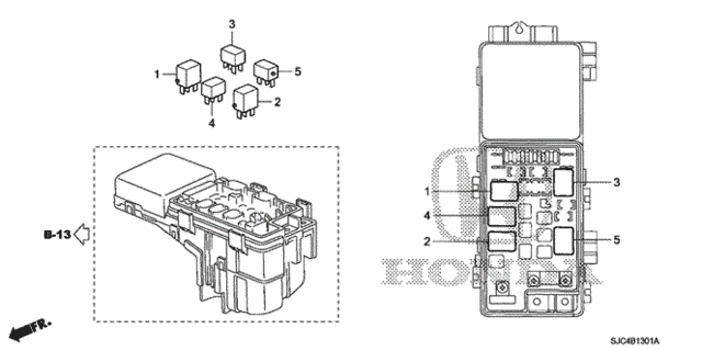 Control Unit (Engine Room) (2) for 2007 Honda Ridgeline #0