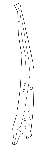 8W7802124 - Body: Body B-Pillar Reinforcement for Audi Image