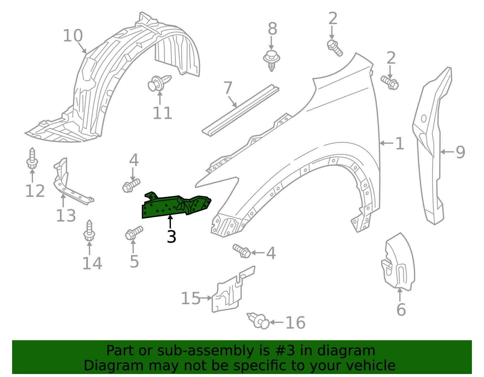 KDZ3-52-1R0A - Front Bracket 2013-2016 Mazda CX-5 | Mazda-Parts