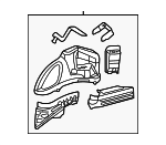 4780916AF - Body: Wheelhouse Panel for Chrysler: 300 | Dodge: Charger, Magnum Image