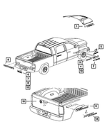 5029627AA - : Nameplate for Mopar Image