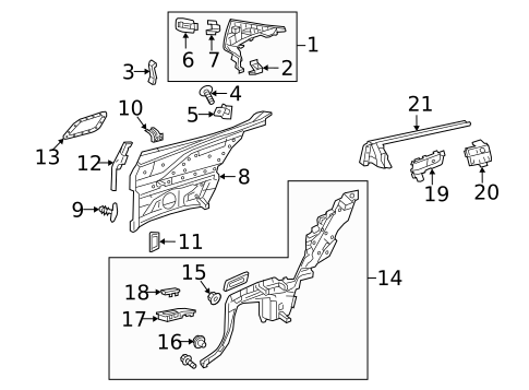 Interior Trim - Quarter Panels for 2020 Mercedes-Benz E450 #1