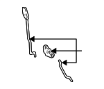 2L3Z16264B14BAA - Body: Door Lock Operating Rod for Ford: F-150 Image