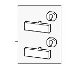 8934806040 - Body: Park Sensor Retainer for Lexus Image