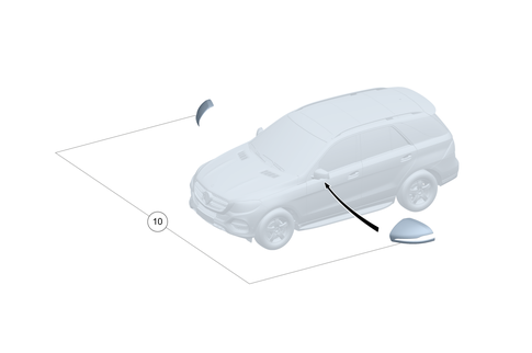 Mirror for 2018 Mercedes-Benz GLA45 AMG #0