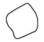 5815A053 - : Weatherstrip for Mitsubishi: Outlander Sport Image