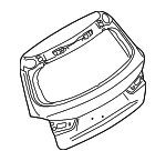 5801B559 - : Lift Gate for Mitsubishi: Outlander Sport Image