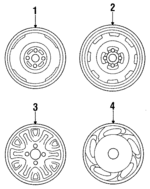 EA7037170 - : Wheel Cover for Mazda: MX-3 Image