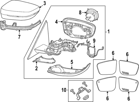 Outside Mirrors for 2023 BMW M240i #0