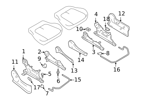 Tracks & Components for 2001 Chevrolet Tracker #1