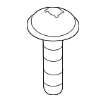 1249205163 - Body: Lower Quarter Trim Screw for Hyundai Image