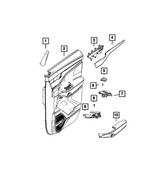 7LF28TX7AA - : Mirror Flag Cover, Right for Mopar Image
