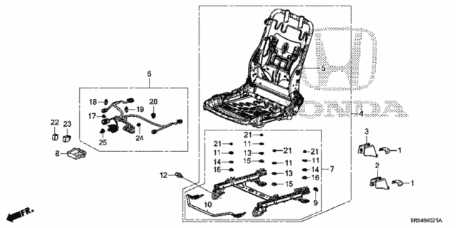 Front Seat Components (Passenger Side) (2) for 2013 Honda Civic #0