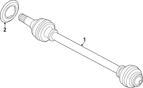 Drive Axles for 2024 BMW i4 #0