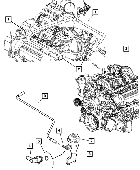 Crankcase Ventilation for 2006 Jeep Commander #0