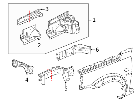 Structural Components & Rails for 2005 Land Rover Freelander #0