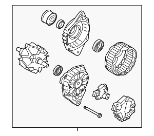 373002B910 - : Alternator for Kia: Forte5, Soul Image
