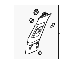 84775931 - : Upper Center Pillar Trim for Cadillac: CT4 Image