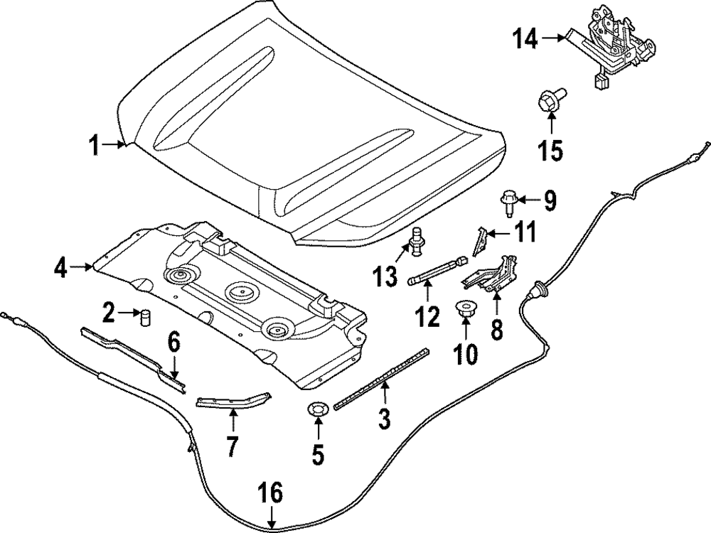 2022-2023 Nissan Frontier Reinforcement 65462-9BU0A | Team Nissan Inc.