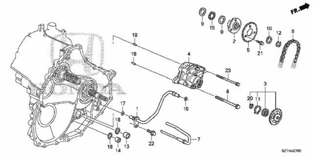 AT Oil Pump for 2016 Honda CR-Z #0