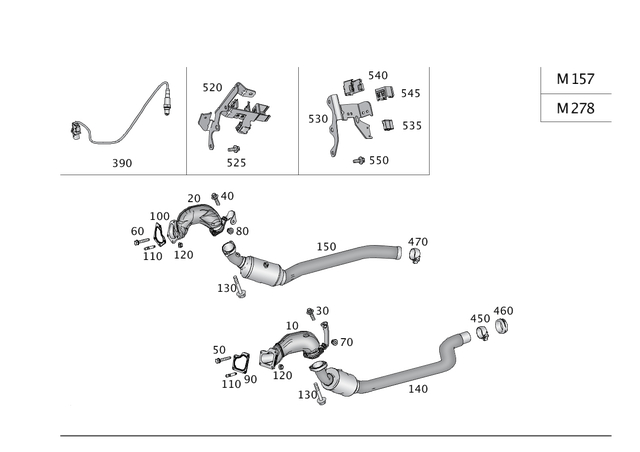 4425 - Exhaust System: Hexagon Head Bolt for Mercedes-Benz Image image